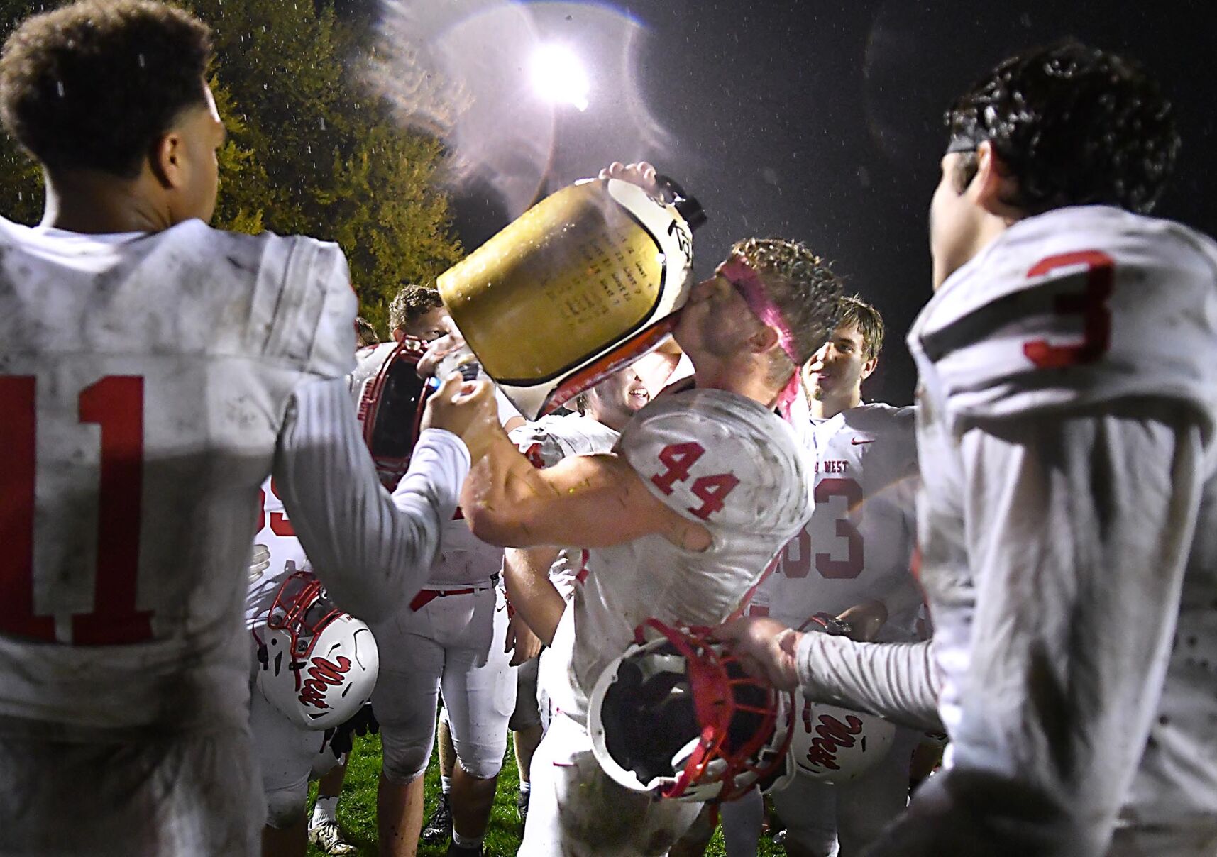 Mankato East v. Mankato West football Jug 2